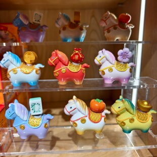 鸡鸣小马福福小摆件书桌饰品室内摆件男生女生通用款送人礼物