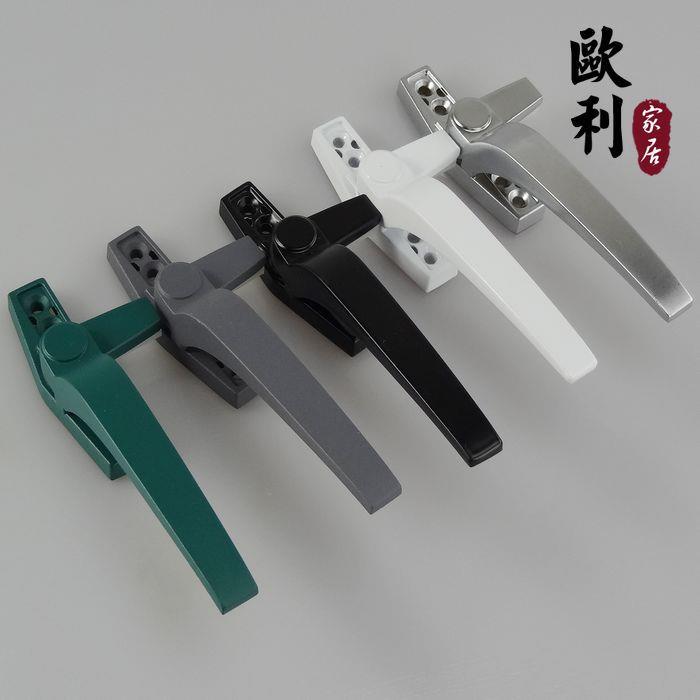 春光牌铝合金平开窗锁扣/推拉窗锁/点执手锁/7字点锁/门窗配件