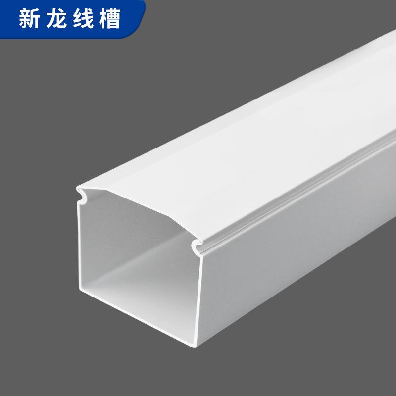 PVC加厚100*80线槽厂家直销 墙面明装方形阻燃电线网线盒 塑料槽