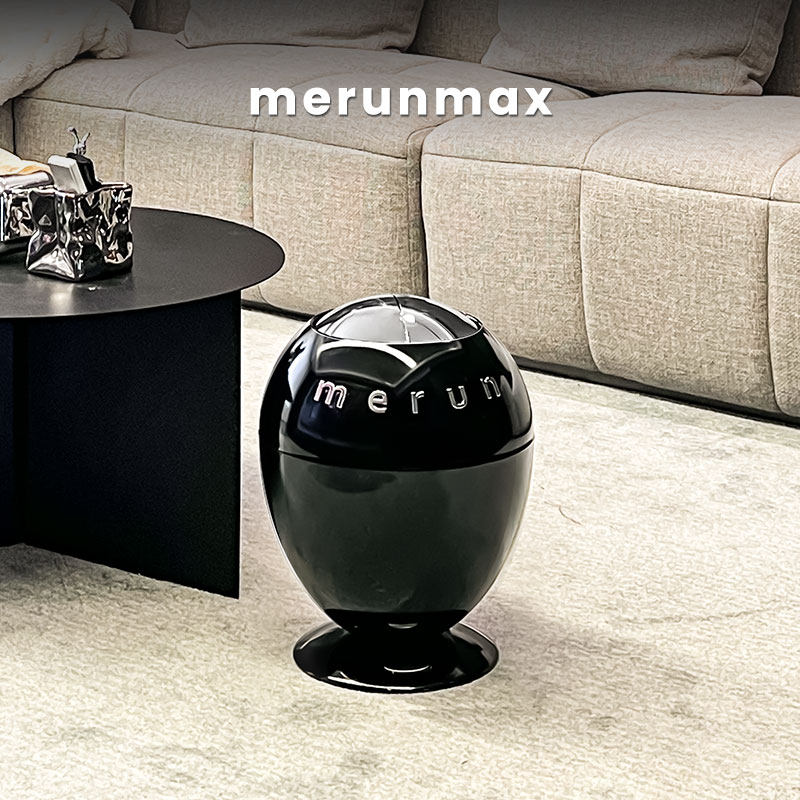 merunmax英国智能感应垃圾桶新款家用卧室厨房电动高档带盖恐龙蛋