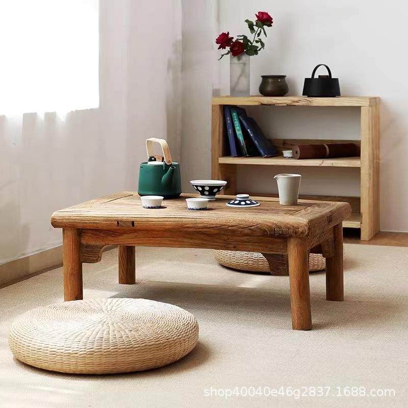 新中式老榆木炕几榻榻米茶几飘窗桌实木地台桌古典中式老榆木茶桌,鲜花速递/花卉仿真/绿植园艺,割草机/草坪机,淘宝优惠券,粉丝福利购,淘宝优惠卷