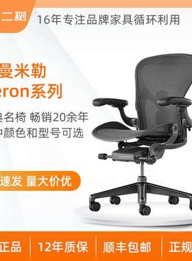 赫曼米勒HermanMiller Aeron2人体工学椅电竞椅 升级款全功能配置