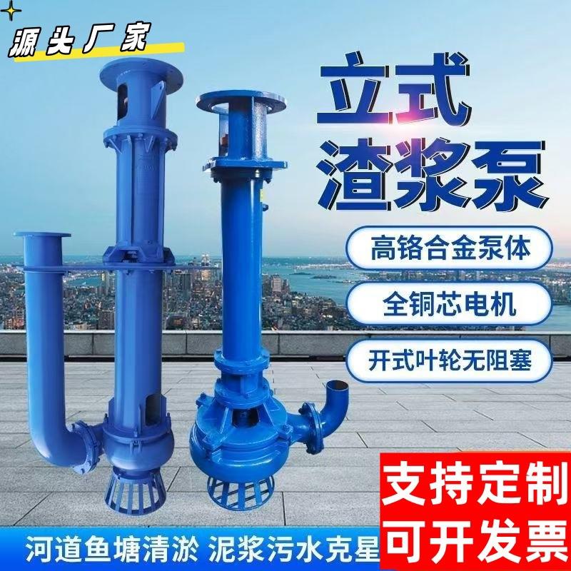 YZ液下渣浆泵泥浆泵大功率抽沙泵排污清塘养殖耐磨泵高铬合金材质