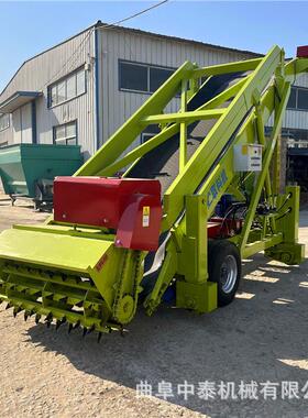 大取黄储窖草料电动升降挖料机牧RIZ区用四可移动米用扒草机饲草