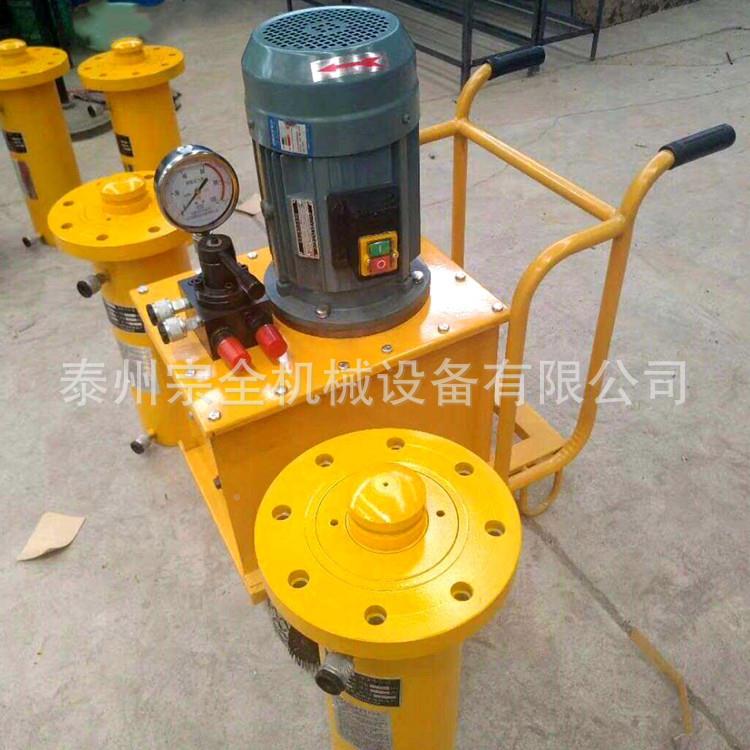 方0法兰电动液千斤 50吨1000压吨200T分离式液压千顶斤顶