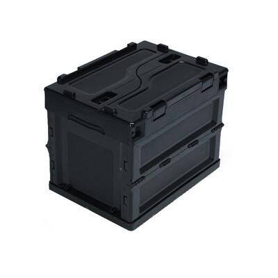 工业风60-280塑料WAQ折物箱叠车载后备箱衣棉被杂整理物箱防尘通