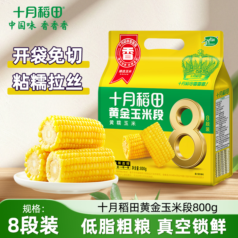 十月稻田黄糯玉米段8段