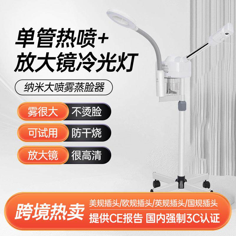 美容院补水蒸脸仪器单热蒸脸器热喷熏脸仪泰东2合1多功能美容灯