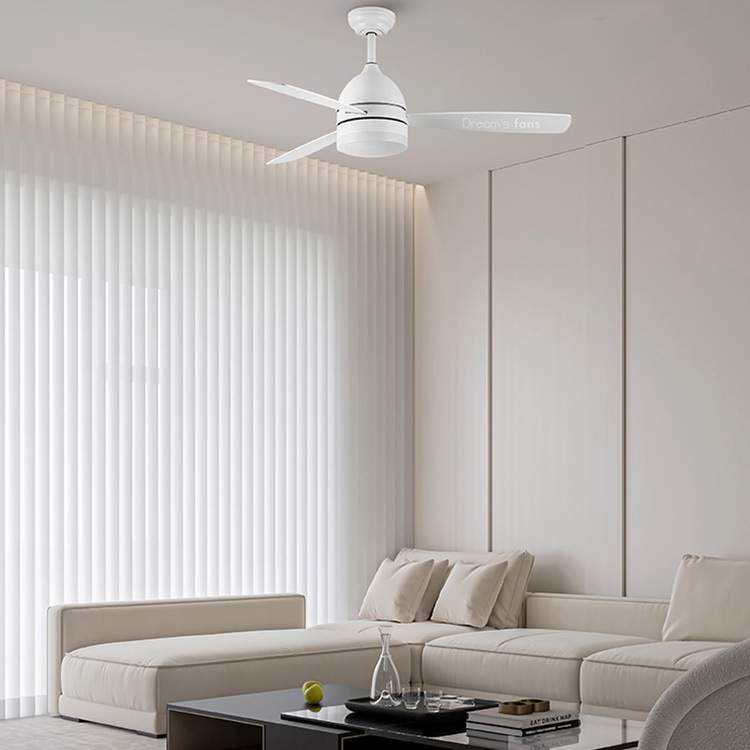 澳洲吊扇灯 Lucci air三叶吊扇卧室餐厅客厅六速遥控铸扇师Vector