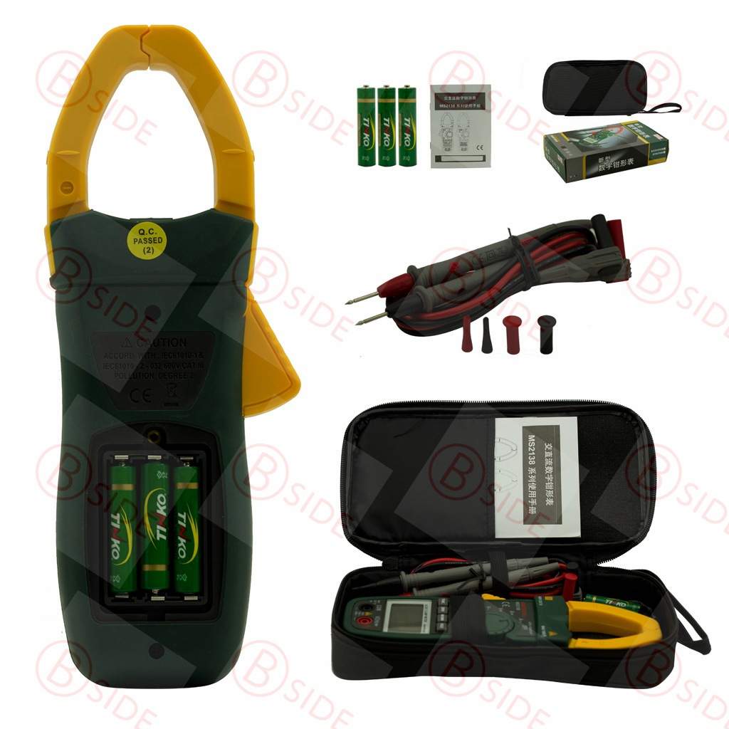 直销MS2138交直流1000A电流数字钳形表 数据保持功能