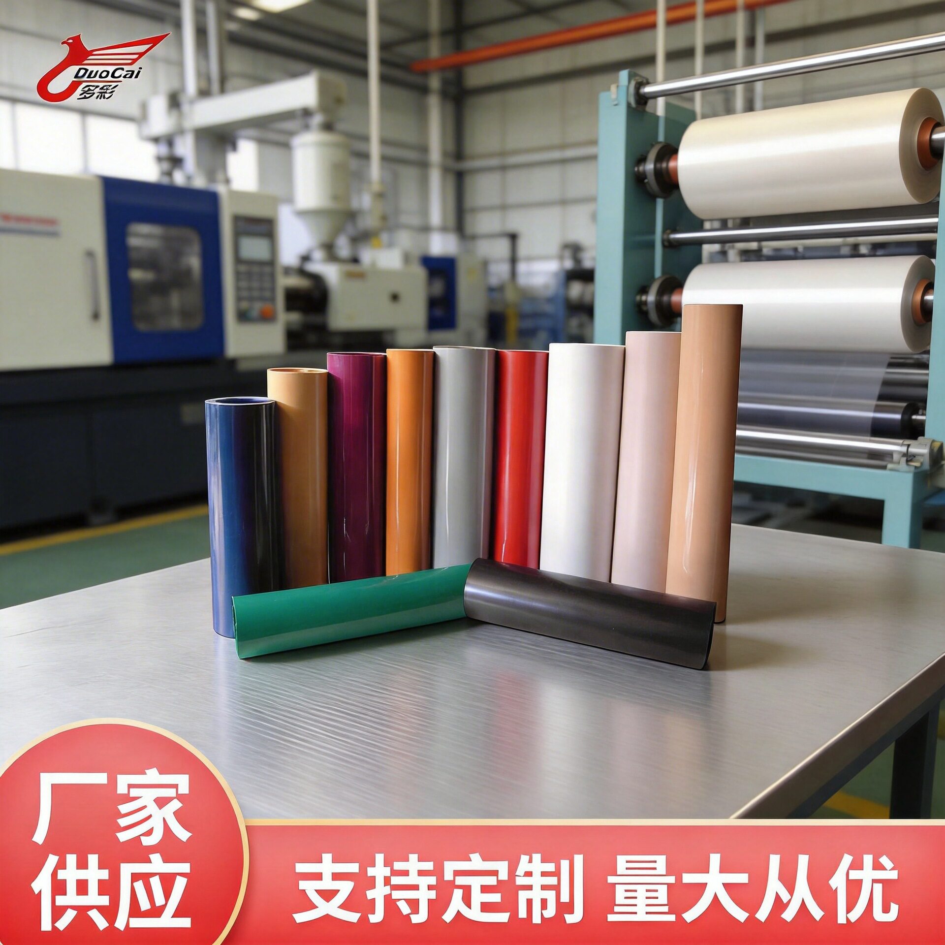 厂家批发PS塑胶卷材植绒ps塑料片材吸塑电子产品盒磨砂哑光