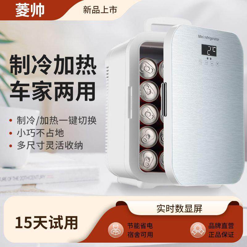 车载迷你小冰箱宿舍出租房小型母乳单人用冷藏箱车家两用