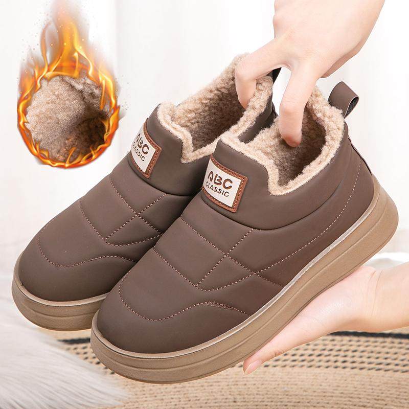 冬季新款雪地靴女加绒加厚2024保暖厚底棉鞋防滑软底中老年妈妈鞋,女鞋,时尚雪地靴,淘宝优惠券,粉丝福利购,淘宝优惠卷