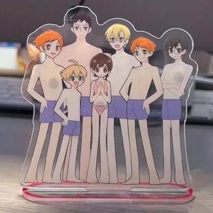 小红书同款樱兰高校6套换装亚克力磁吸立牌桌面摆件二次元周边