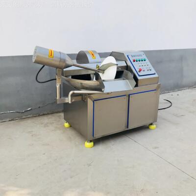 肉制品加末工肉斩拌 四喜丸子PNX狮子机头斩饼拌机 大姜蒜变频斩