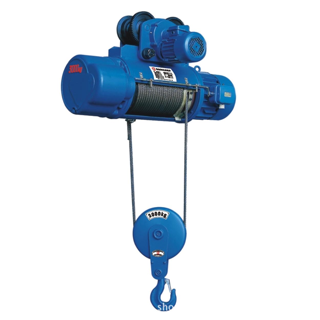 厂家直销1T优质钢丝绳电动葫芦 遥控起重电葫芦 单轨吊葫芦 荐