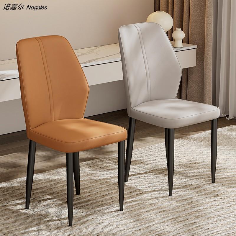 北欧设计师2024新款小户型靠背椅餐桌椅椅子休闲客厅创意凳子网红