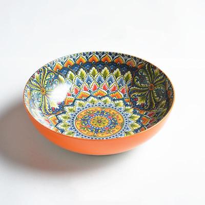 10英寸大汤碗釉下彩陶瓷水煮鱼大碗家用酸菜鱼盆加厚大面碗沙拉碗