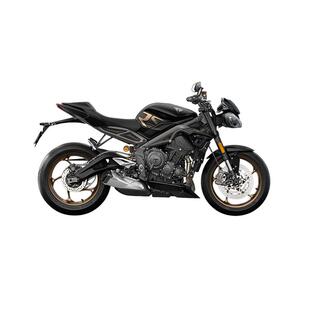 现货EP改装凯旋青蛙765RS前后车身防摔水箱保护网牛角护弓短牌架