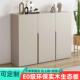 实木鞋 柜家用门口玄关柜一体门外走廊柜大容量多层室内收纳柜定制