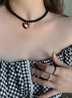 甜美决配多巴胺甜酷可爱小猫项链