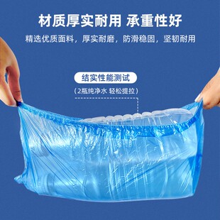 一万只鞋套一次性大码加厚防疫防水无纺布室内家用房地产塑料脚套