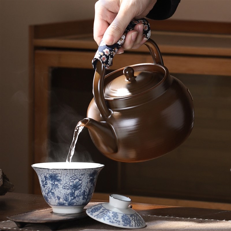富强炉第五代炭炉煮茶壶围炉煮茶家用新款煮茶炉煮茶器套装炭火炉