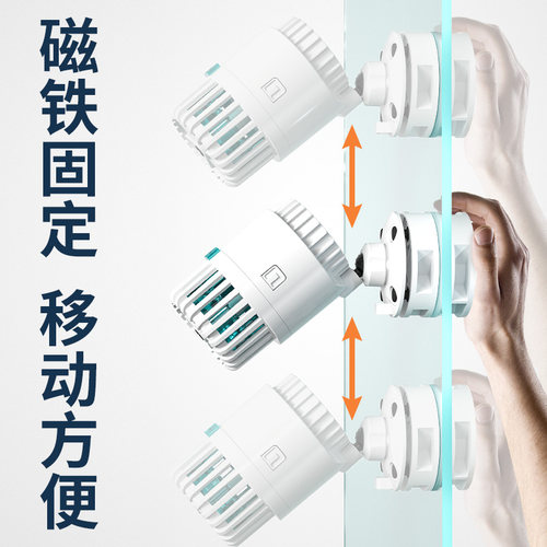 鱼缸造浪泵冲浪泵超静音小型迷你底吹造浪器吹浪泵微型吹粪泵环流