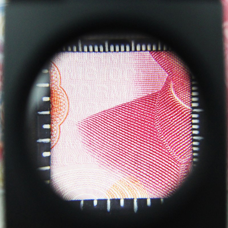 看鸽子眼放大镜高清60倍照布镜带灯古玩鉴定维修带刻度印刷织物密
