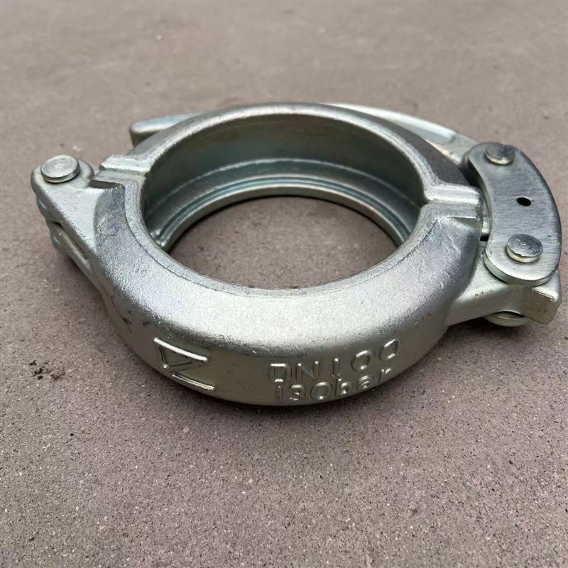 中联三一泵车管卡快速压板式注浆管卡 锻造镀锌管卡箍2寸抱箍卡箍