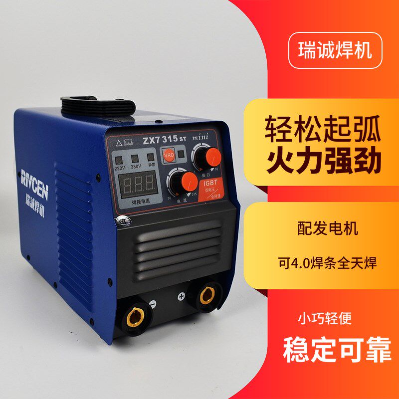 瑞诚迷你型电焊机家用便携式电焊机双电压电焊机315工业型250