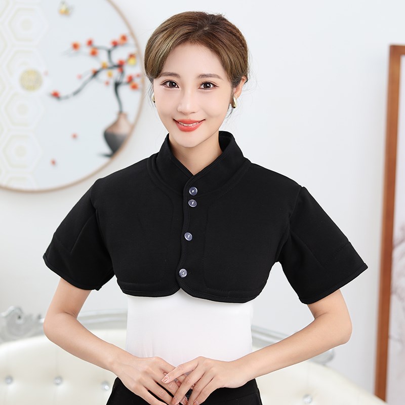 羊毛护肩保暖肩周防寒中老年男女冬季热加厚护颈椎坎肩颈月子睡觉