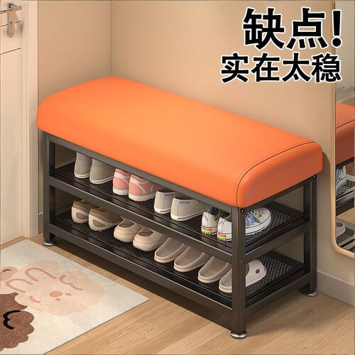 换鞋凳门口家用新款入户门一体靠墙鞋柜室内简易鞋架子小型鞋凳子