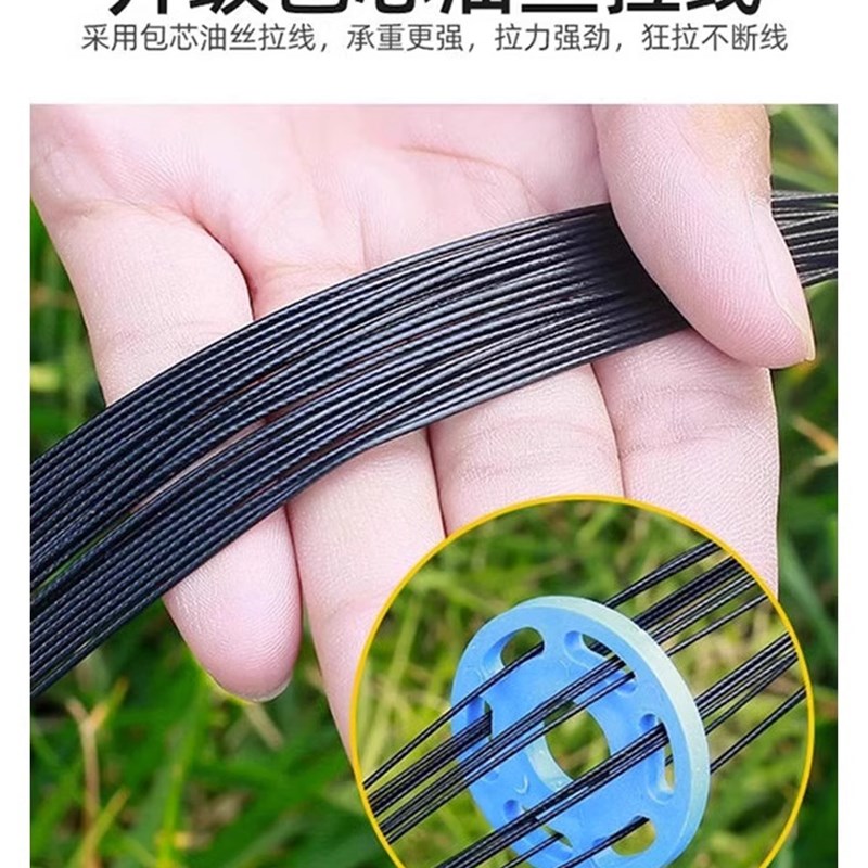 撒网大飞盘式手抛网包芯钢丝绳加粗加重圆盘手撒网鱼网旋网撒渔网