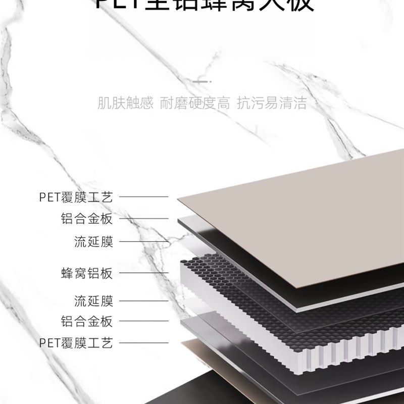 蜂窝铝创意新款整体橱柜落地柜吊柜L型橱柜小户型全屋定制