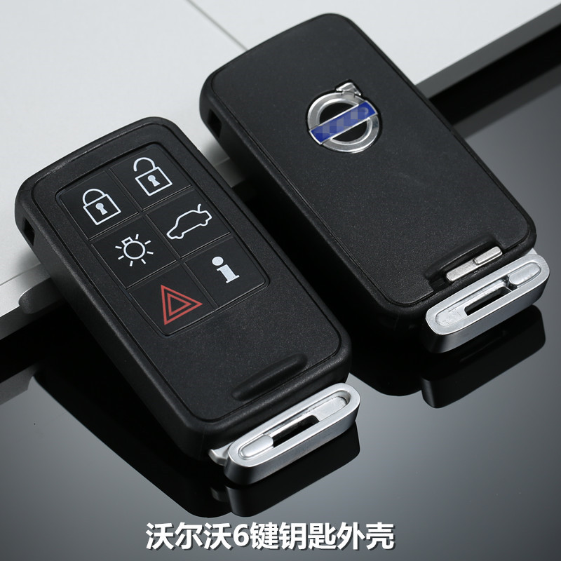 沃尔沃S60L XC60 S80L V60 V40车钥匙遥控智能原厂钥匙壳替换外壳