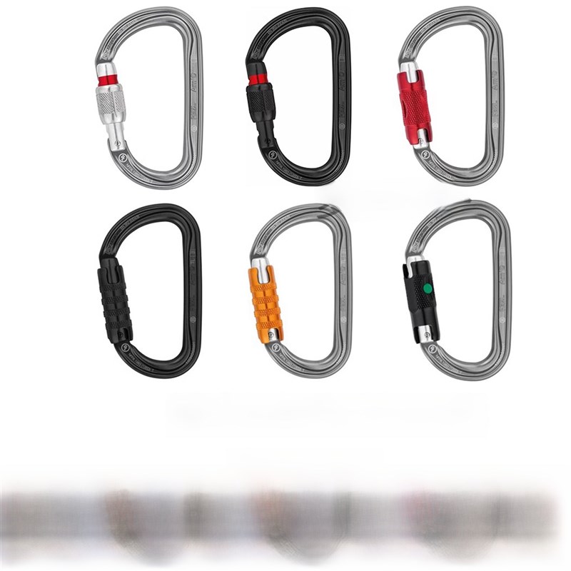 D型攀索PETZL AmD M34AB PL攀岩登山救援自动锁半久锁定主锁现货