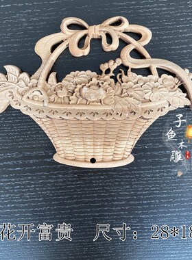 工厂店木雕入户门福香樟木雕刻仿古中式客厅装饰入户玄关壁挂实木