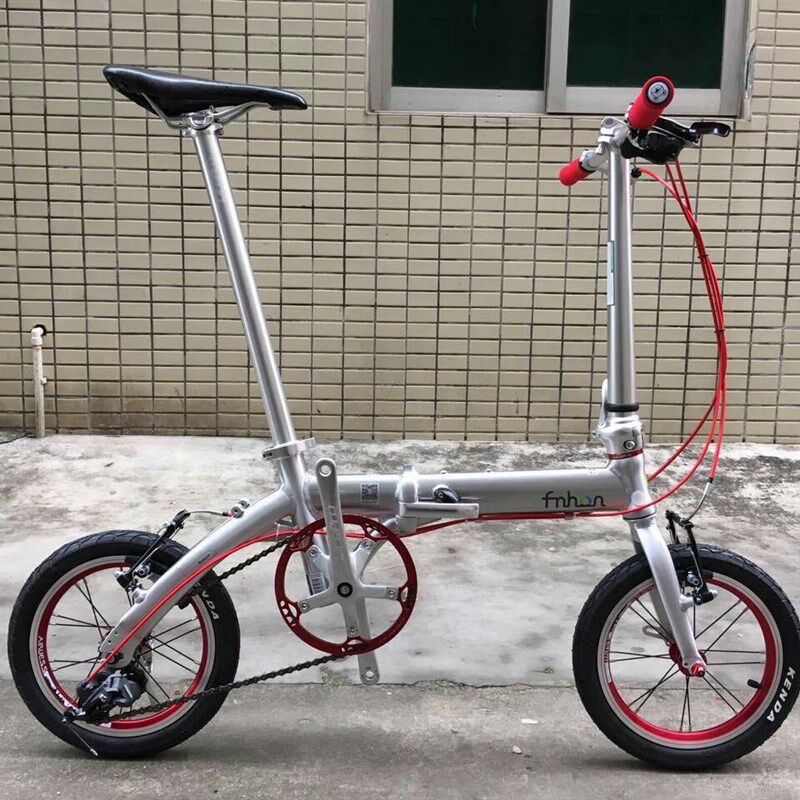 风行412折叠车自行车14寸变速1401铝合金外三速1618折叠欧行单车