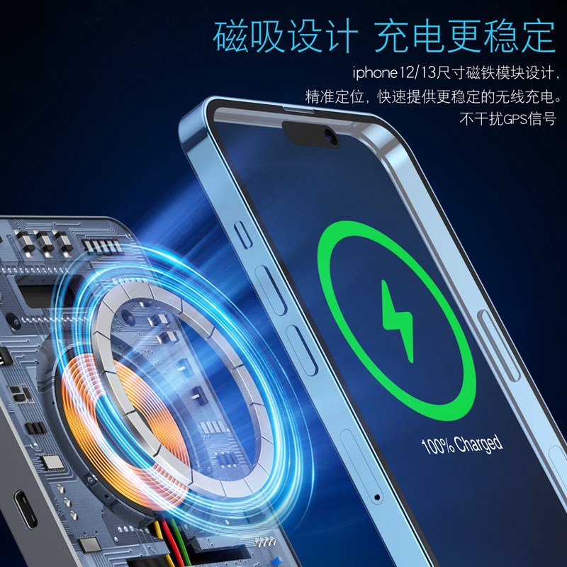 多功能扩展坞无线充电八合一TypeC多用拓展坞HUB分线器转接头通用