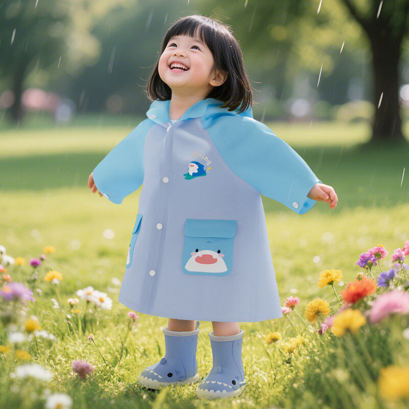 儿童雨衣雨鞋套装男童2026新款小学生幼儿园全身防暴雨披宝宝雨靴