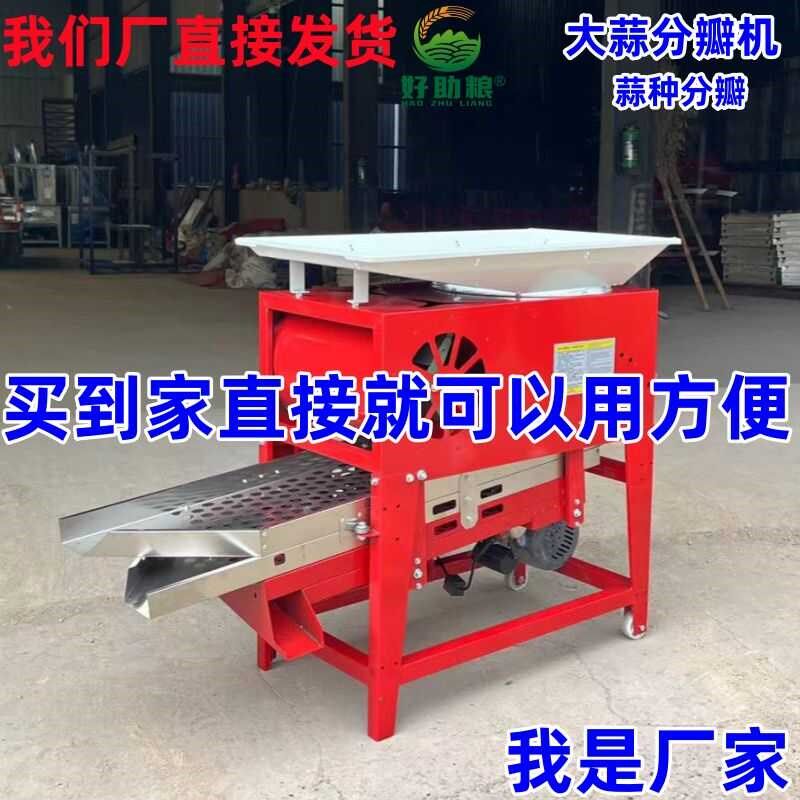 大蒜分瓣振动筛选机排杂小型机家用蒜种精选除杂质一体新款精选机
