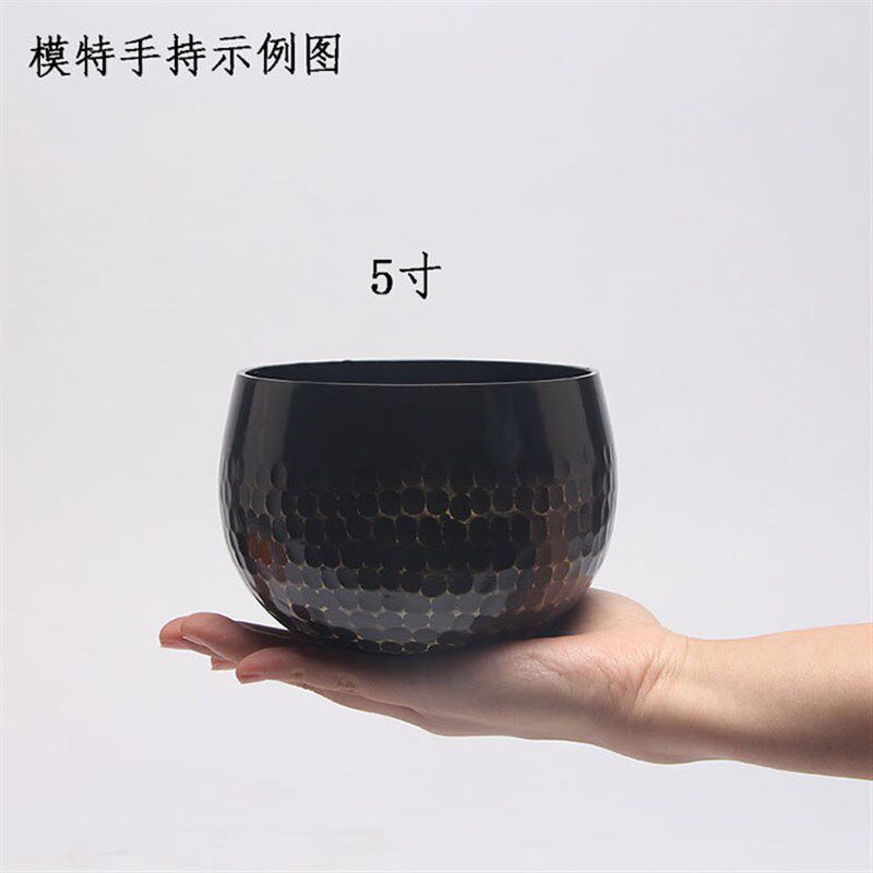 佛具铜磬铜庆纯铜寺庙法器台湾加厚大罄铜钵铜庆引磬