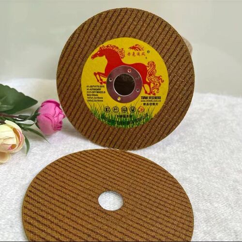 赤兔追风黄色工业高端切割片锋利耐切安全可靠107型角磨机切割片