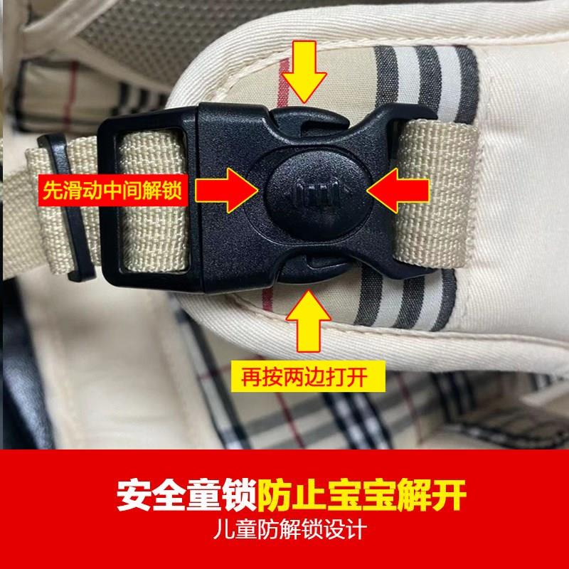 可携式车载儿童座椅汽车通用简易款宝宝坐垫安全带固定器0-3-12岁
