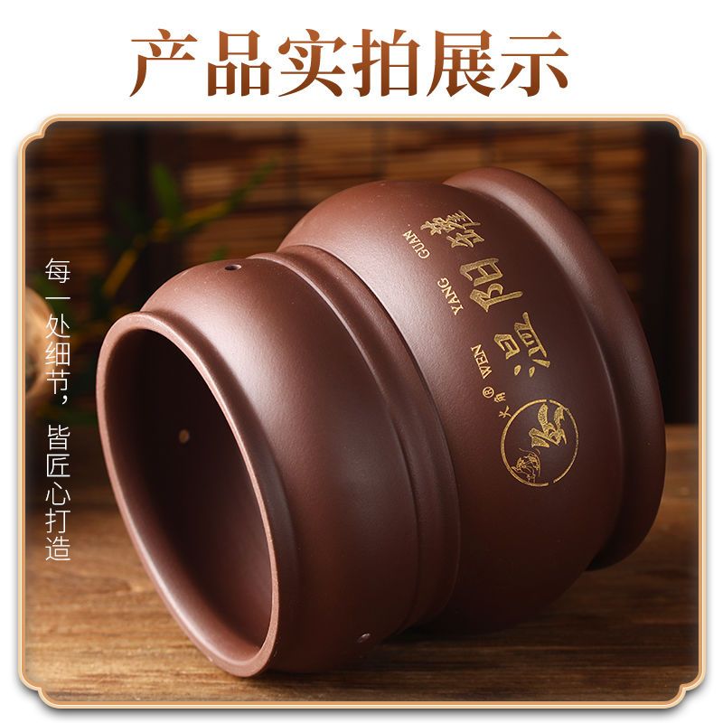 温阳罐脐疗罐砭石紫砂能量罐经络鲍菇神灸暖宫美容院全身火灸罐