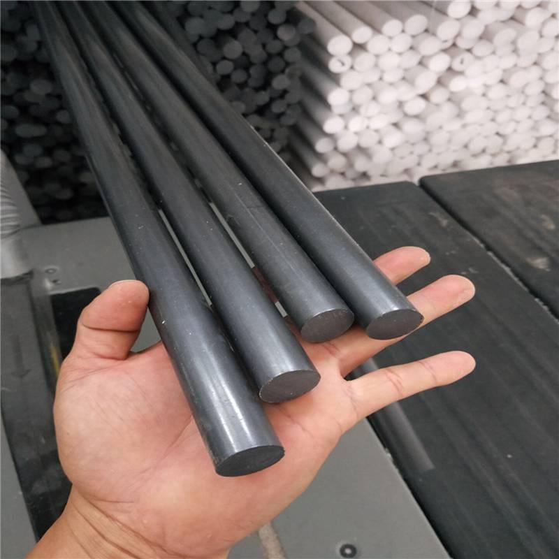 .白色聚四氟乙烯棒铁氟龙板黑色ESD防静电PTFE棒特氟龙卷材