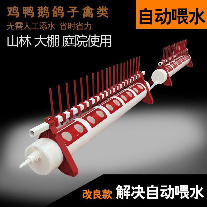 鸡用自动饮水槽鸭子饮水器鹅用喂水槽家禽水槽子喝水碗散养鸡水槽