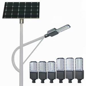 LED太阳能路灯户外灯6米5米新农村超亮大功率分体式庭院灯全套带