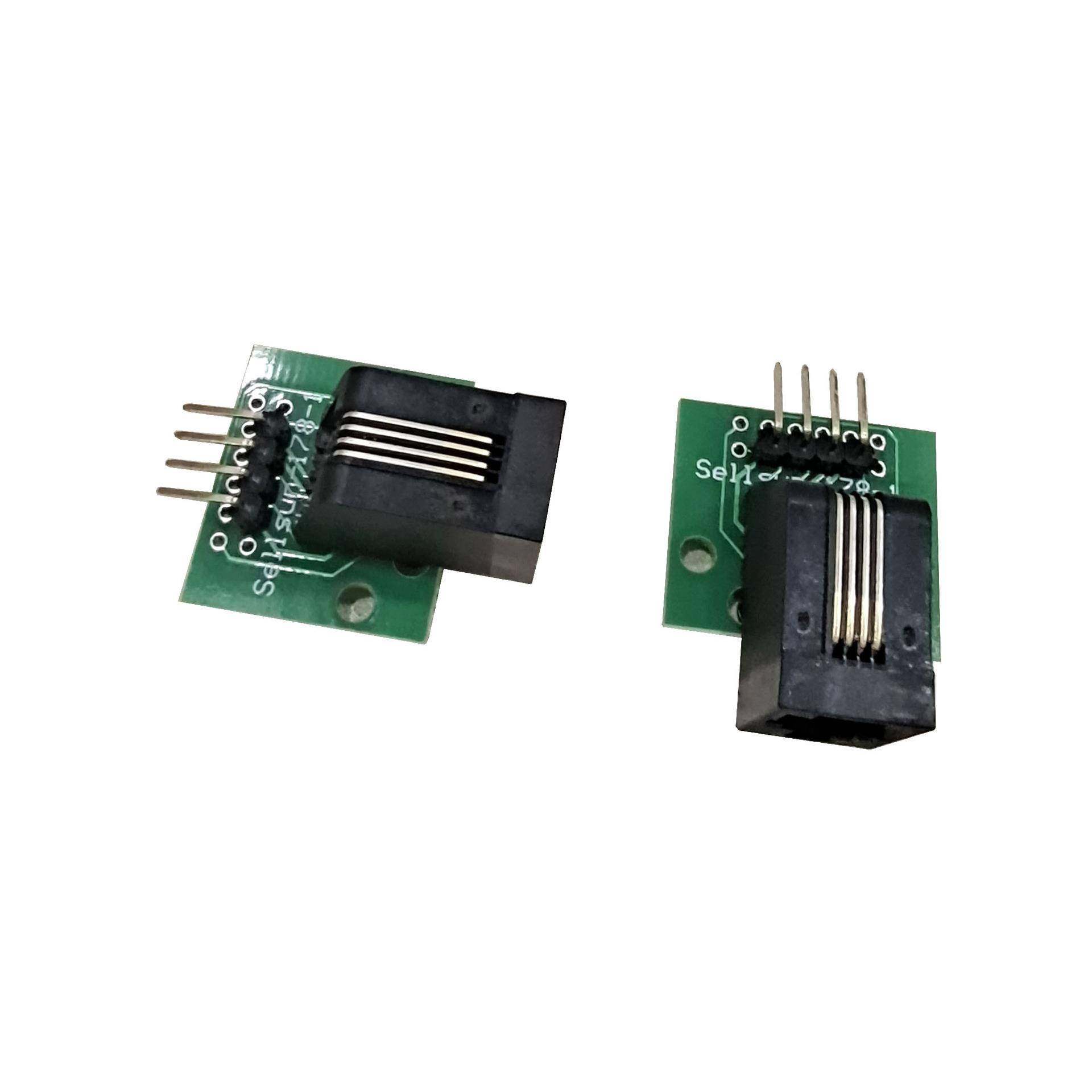 RJ9RJ11带PCB板测试座网络线材网线测试治具4P4C6P6C
